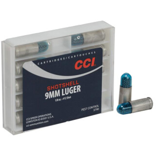 CCI Shotshell 9mm Luger Ammunition 10 Rounds #12 Shot