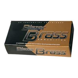 CCI Blazer Brass .40 S&W Ammunition 50 Rounds FMJ 180 Grain