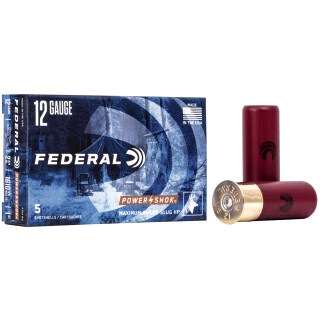 Federal Power-Shok12 Gauge Shotshell 250 Rounds 2 3/4" 1oz. HP Slug 1,610 Feet Per Second