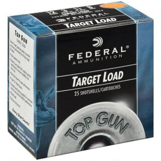 Federal Top Gun Target 12 Gauge Shotshell 2 3/4" #8 Lead Shot 1 Oz 250 Rounds 1250fps