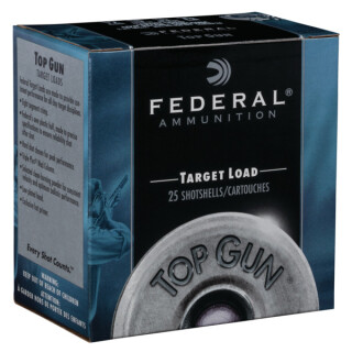 Federal Top Gun Target Subsonic 12 Gauge Shotshell 2 3/4" #7.5 Lead Shot 1 1/8 Ounce 25 Rounds 900fps