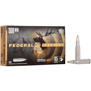 Federal Vital-Shok .308 Winchester Ammunition 20 Rounds Trophy Bonded Tip 165 Grain
