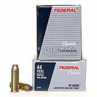 Federal .44 Magnum Ammunition 20 Rounds JHP 180 Grain
