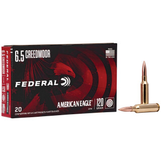 Federal American Eagle 6.5 Creedmoor Ammunition 20 Rounds OTM 120 Grain