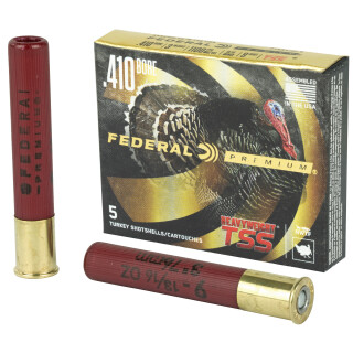 Federal Heavyweight TSS .410 Bore Shotshell 5 Rounds 3" #9 Tungsten Shot 13/16 Ounce 1100fps