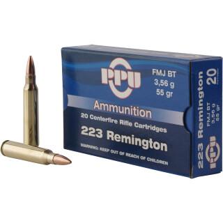 Prvi Partizan .223 Remington Ammunition 20 Rounds FMJ 55 Grain