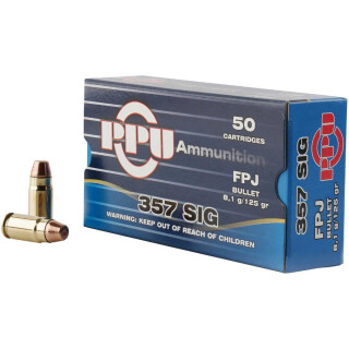 Prvi Partizan .357 SIG Ammunition 50 Rounds FPJ 125 Grains
