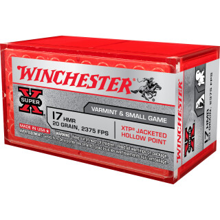 Winchester Super X .17 HMR Ammunition 50 Rounds, XTP , 20 Grain