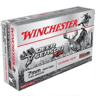 Winchester Deer Season XP 7mm Remington Magnum Ammunition 200 Rounds PT 140 Grain