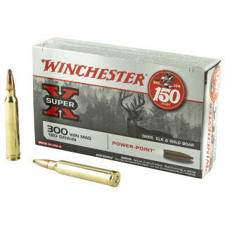 Winchester Power Point .300 Winchester Magnum Ammunition 20 Rounds JSP 180 Grains X30WM2