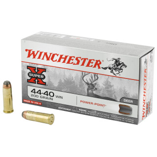 Winchester Super X .44-40 Winchester Ammunition 50 Rounds JSP 200 Grains X4440