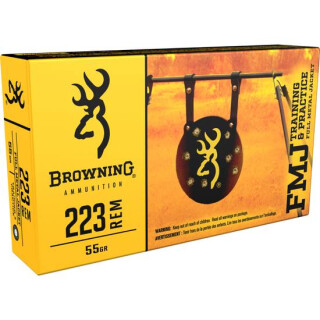 Browning .223 Remington Ammunition 20 Rounds FMJ 55 Grain