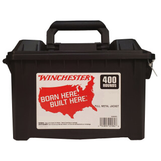 Winchester .40 S&W Ammunition 400 Rounds FMJ-TC 165 Grains