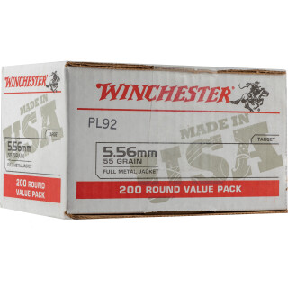 Winchester Lake City 5.56 NATO Ammunition 200 Rounds M193 FMJ 55 Grain