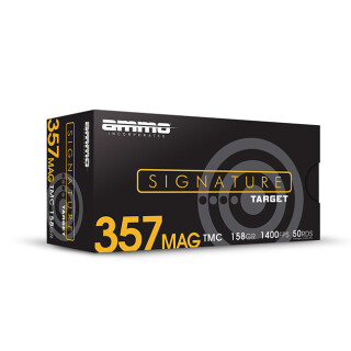 Ammo Inc Signature .357 Magnum Ammunition 50 Rounds TMC 158 Grain