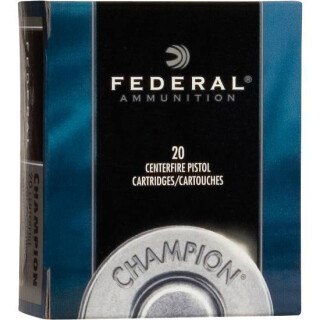 Federal Champion .45 Long Colt Ammunition 20 Rounds Lead SWCHP 225 Grain