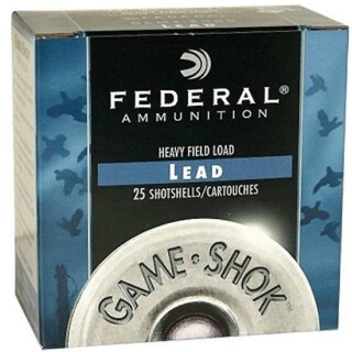 Federal Game-Shok .410 Bore Shotshell 25 Rounds 2 1/2" #6 Lead 1/2 Ounce H4126