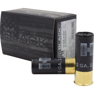 Hornady BLACK 12 Gauge Shotshell 10 Rounds 2 3/4" 00 Lead Buck 8 Pellets