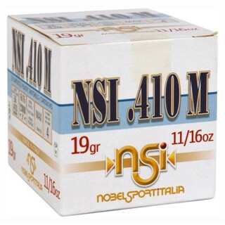 NobelSport Hunting .410 Bore Shotshell 25 Rounds 3" #7.5 Lead 11/16 Ounce ANS41375