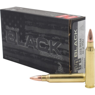 Hornady BLACK .223 Remington Ammunition 200 Rounds FMJ 62 Grain