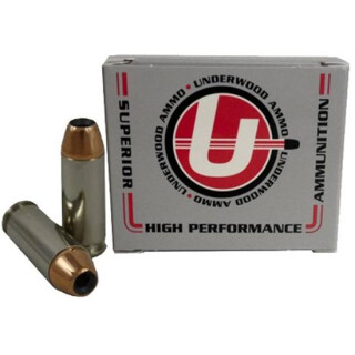 Underwood Ammo 10mm Auto Ammunition 20 Rounds Nosler JHP 200 Grain