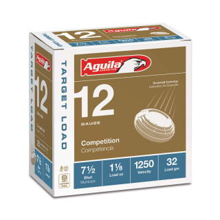 Aguila Target Load 12 Gauge Shotshell 25 Rounds 2 3/4" 1 1/8 oz #7.5