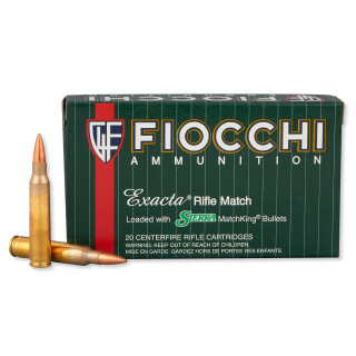 Fiocchi Exacta Match .223 Remington Ammunition 20 Rounds MatchKing HPBT 69 Grain