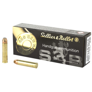 Sellier & Bellot .460 Smith & Wesson Ammunition 20 Rounds JHP 255 Grain
