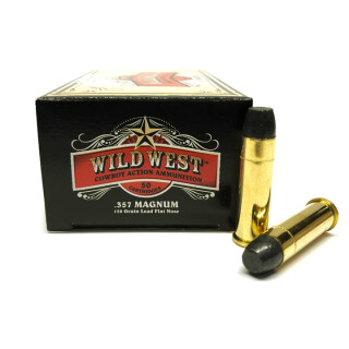 Sellier & Bellot Wild West .357 Magnum Ammunition 50 Rounds LFN 158 Grain