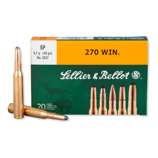 Sellier & Bellot .270 Winchester Ammunition 20 Rounds SP 150 Grain