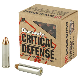 Hornady Critical Defense .357 Magnum Ammunition 25 Rounds FTX HP 125 Grain