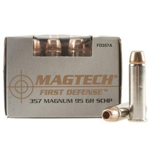 Magtech First Defense .357 Magnum Ammunition 20 Rounds SCHP 95 Grains FD357A