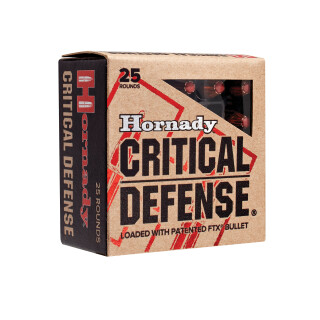 Hornady Critical Defense .380 ACP Ammunition 25 Rounds FTX HP 90 Grain