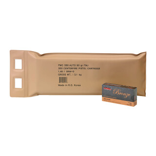 PMC Bronze Battle Pack .380 ACP Ammunition 900 Rounds FMJ 90 Grain