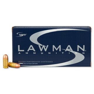 Speer Lawman .380 ACP Ammunition 50 Rounds FMJ 95 Grain