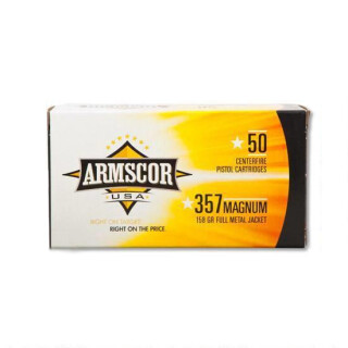 Armscor USA .357 Magnum Ammunition 1000 Rounds FMJ 158 Grains F AC 357-6N