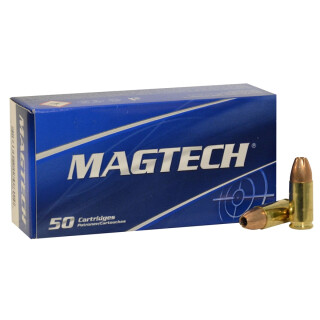 Magtech 9mm Luger +P+ Ammunition 50 Rounds JHP 115 Grain