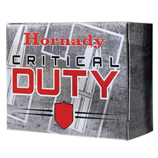 Hornady Critical Duty 9mm Luger Ammunition 250 Rounds FlexLock JHP 135 Grain