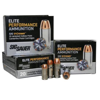 SIG Sauer Elite V-Crown .45 ACP Ammunition 20 Rounds JHP 200 Grain