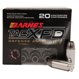 Barnes TAC-XP .40 S&W Ammunition 20 Rounds Solid Copper HP 140 Grain