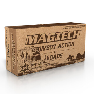 Magtech Cowboy Action .45 Long Colt Ammunition 50 Rounds LFN 250 Grain