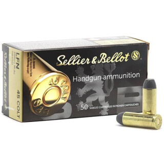 Sellier & Bellot .45 Long Colt Ammunition 50 Rounds LFN 250 Grain