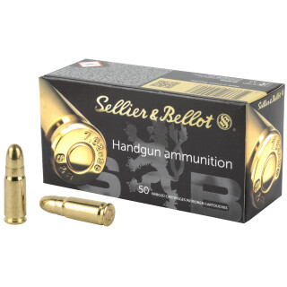 Sellier & Bellot 7.62x25 Tokarev Ammunition 50 Rounds FMJ 85 Grain
