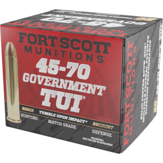 Fort Scott Munitions .45-70 Government Ammunition 20 Rounds SCS TUI 300 Grain