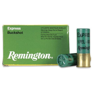 Remington Express Buckshot 12 Gauge Ammunition 5 Rounds 2-3/4" 00 Buck