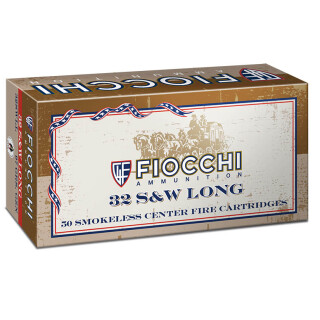 Fiocchi Cowboy Action .32 S&W Long Ammunition 50 Rounds LRN 97 Grain