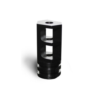 TAC Knight Compensator 9mm Cal 1/2x36 TPI Black