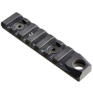 Strike Industries AR-15 LINK Rail Section 7 Picatinny Slots with QD Socket M-LOK/Key-Mod Compatible Design Aluminum Black SI-LINK-RS-7-QD-BK