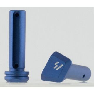 Strike Industries Ultra Light Pivot and take Down Pins Aircraft Aluminum Blue SI-AR-UL-EPTP-BLU