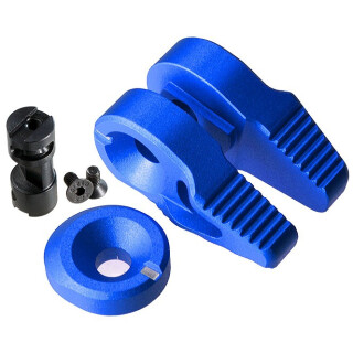 Strike Industries AR-15 Flip Switch Low Profile Ambidextrous Safety Ergonomic Shape Anodized Blue SI-AR-SS-FLIP-BLU